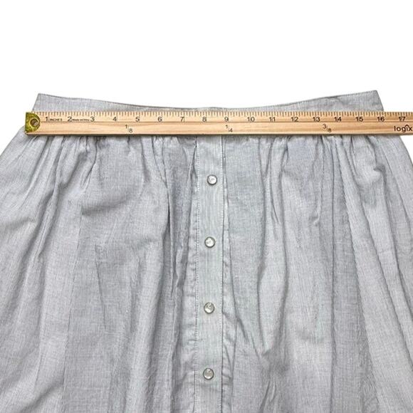 BCBG Generation Striped Button-Front Mini Skirt - Picture 6 of 8